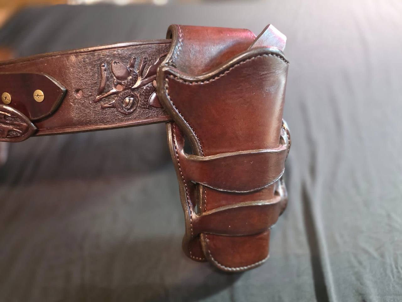 Handmade leather work by Trotter's Leathers